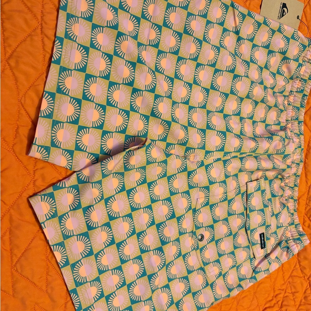 Multicolor Geometric Trunks/Shorts - Picture 3 of 7